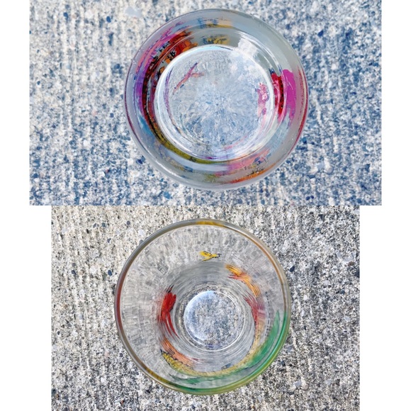 Vintage Hazel Atlas colorful pheasant tumbler glass - Picture 8 of 8